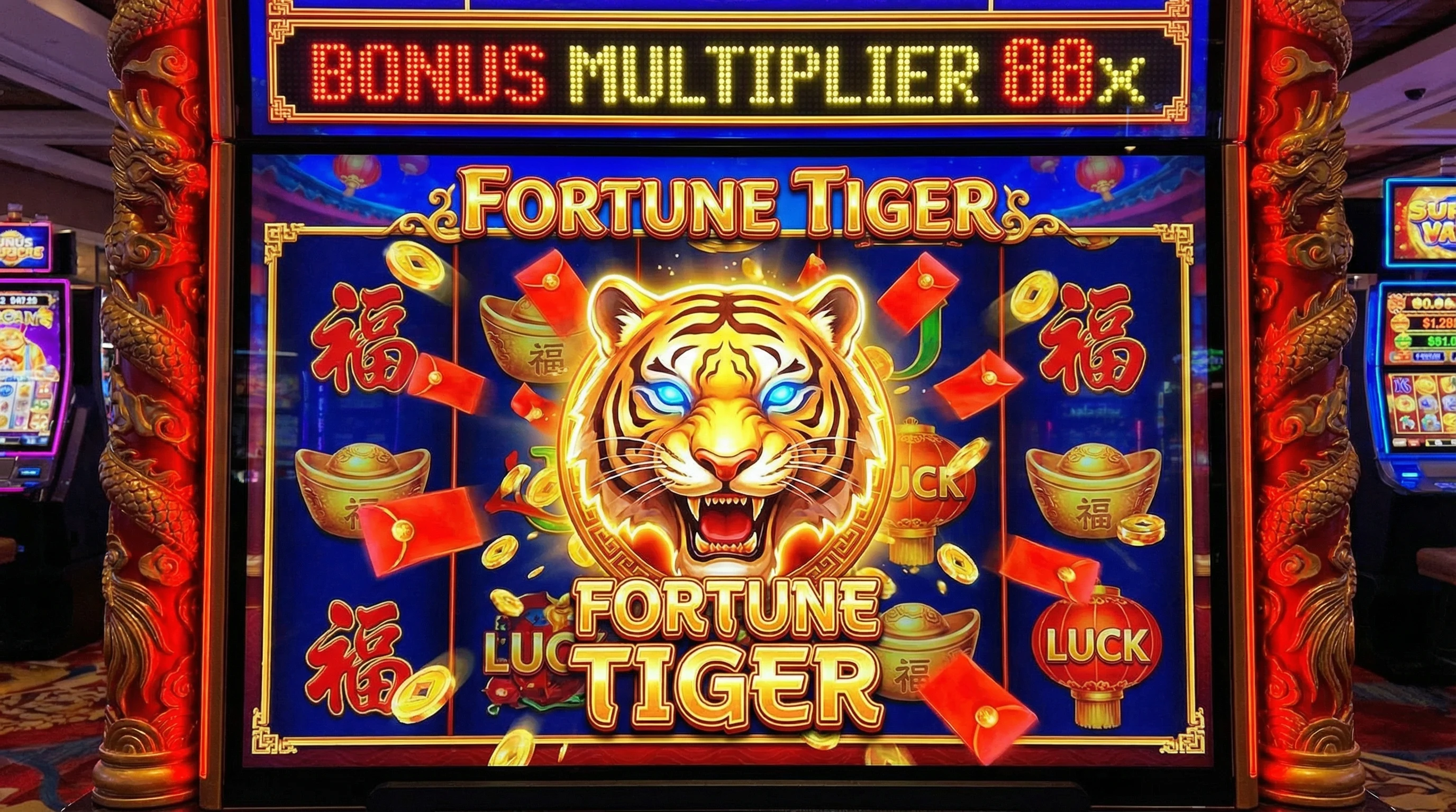Fortune Tiger no GBG Bet - Slot popular com tema asiático